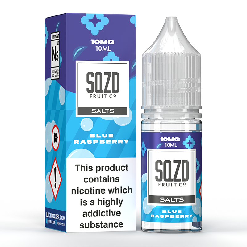 Blue Raspberry Nic Salt by SQZD - Nic Salts UK