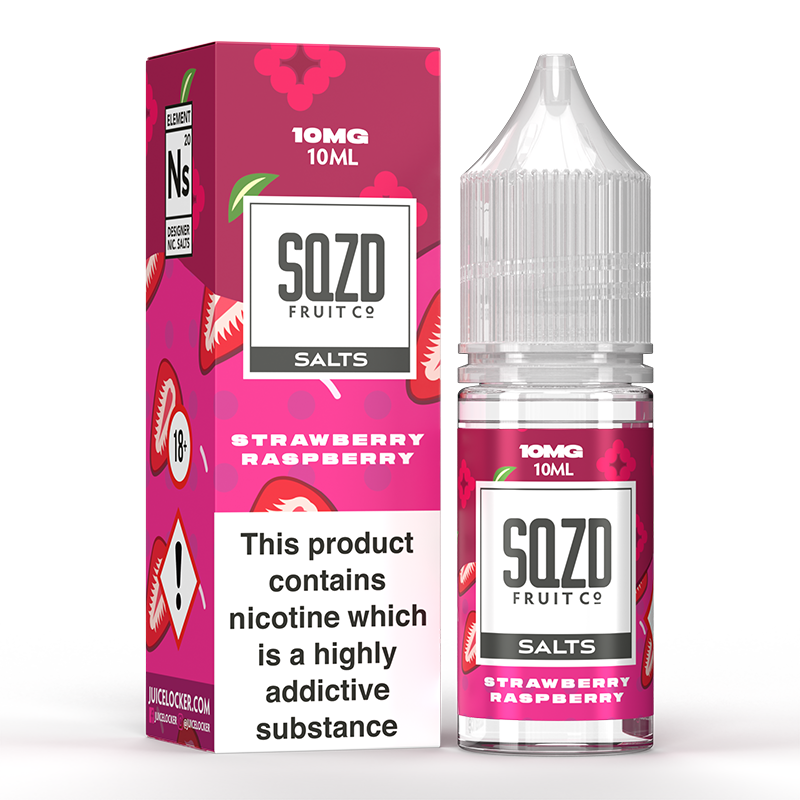 Strawberry Raspberry Nic Salt by SQZD - Nic Salts UK
