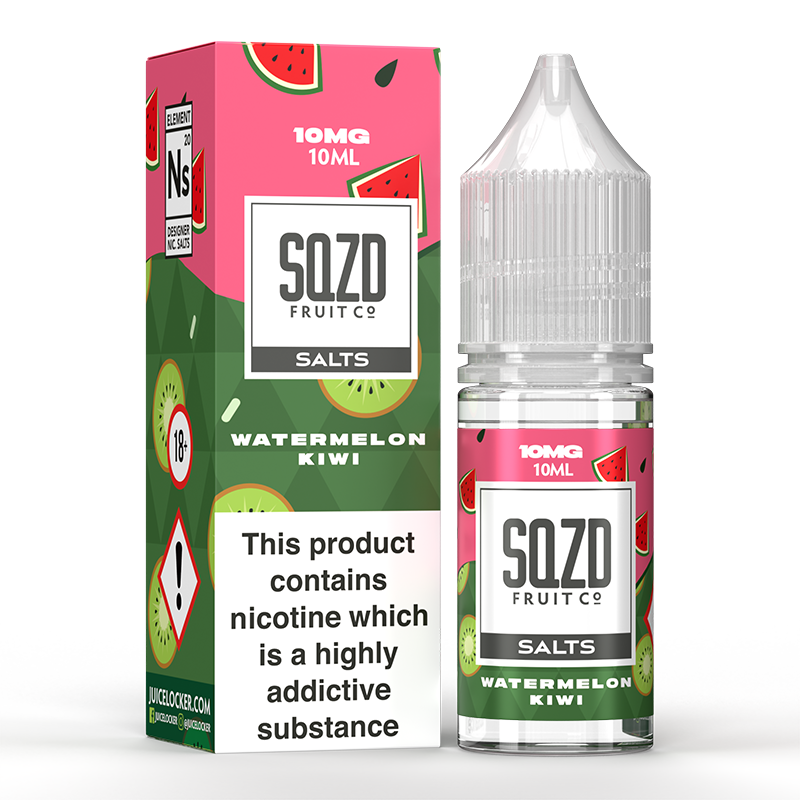 Watermelon Kiwi Nic Salt by SQZD - Nic Salts UK