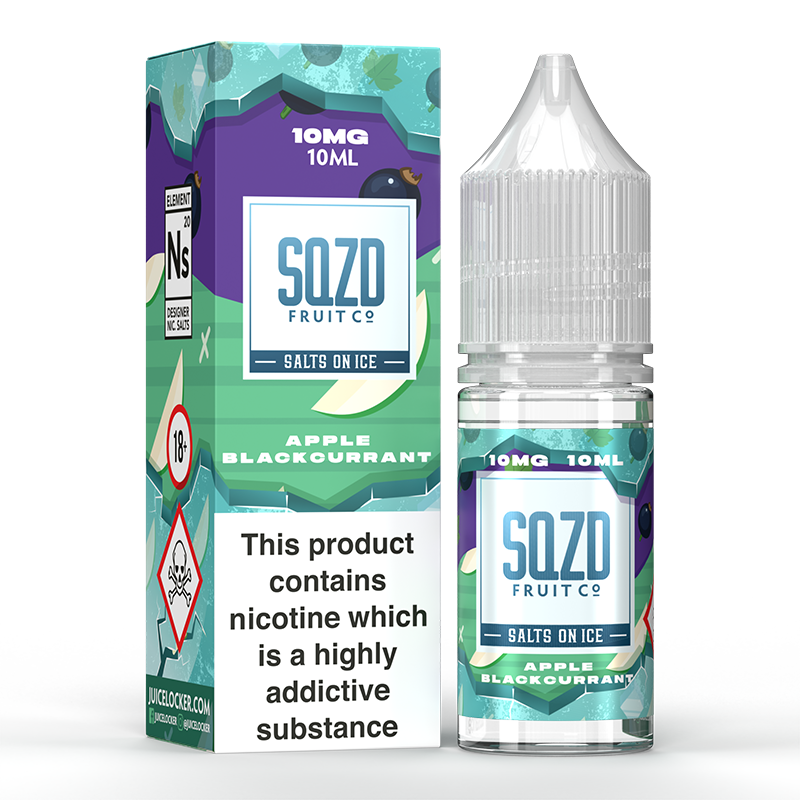 Apple Blackcurrant Nic Salt by SQZD - Nic Salts UK