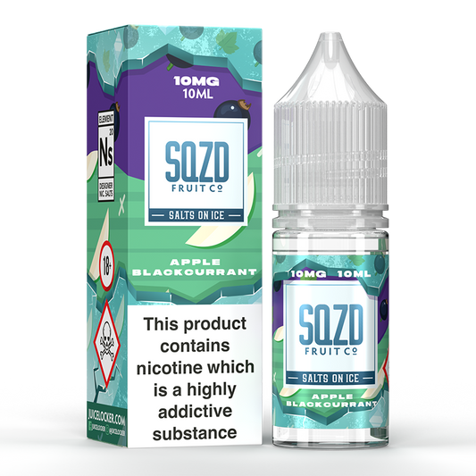 Apple Blackcurrant Nic Salt by SQZD - Nic Salts UK