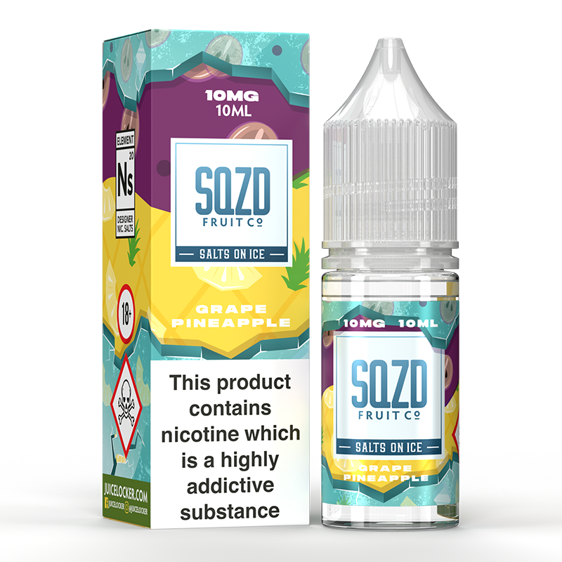 Grape Pineapple Nic Salt by SQZD - Nic Salts UK