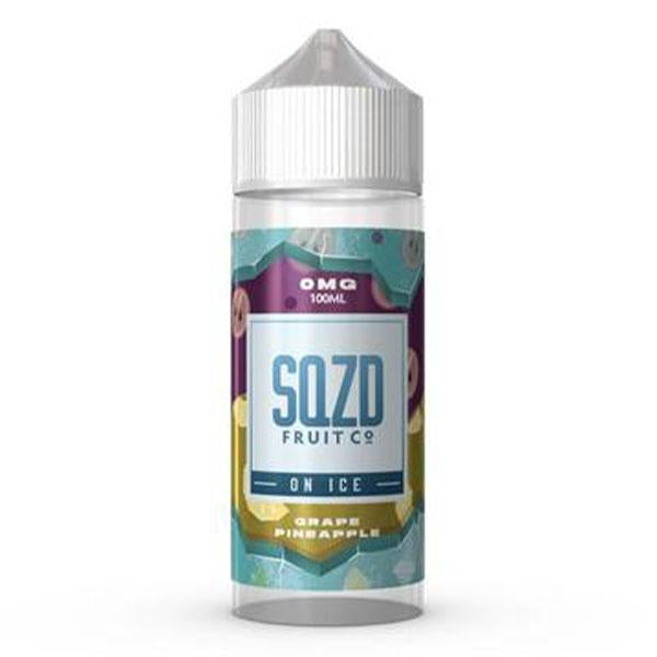 SQZD on Ice: Grape Pineapple 0mg 100ml Shortfill E-Liquid