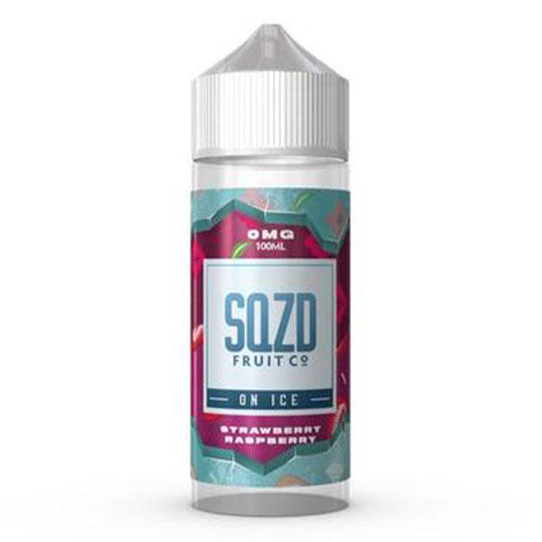 SQZD on Ice: Strawberry Raspberry 0mg 100ml Shortfill E-Liquid