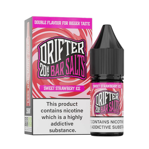 Drifter Bar Salts Sweet Strawberry Ice 10ml Nic Salt