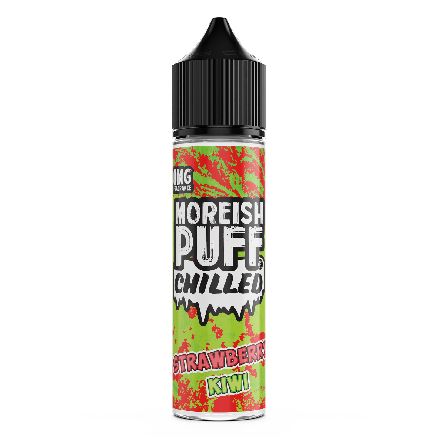 Strawberry and Kiwi Chilled E-liquid by Moreish Puff 50ml Shortfill