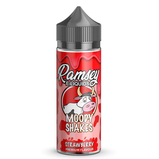 Ramsey E-Liquids Moody Shakes Strawberry 0mg 100ml Shortfill E-Liquid