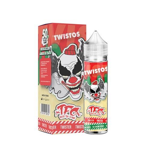 Twistos E-liquid by The Fog Clown Shortfill | Shortfill E-liquid UK Vapor Shop Direct Twistos E-liquid by The Fog Clown Shortfill | Shortfill E-liquid UK Vapor Shop Direct
