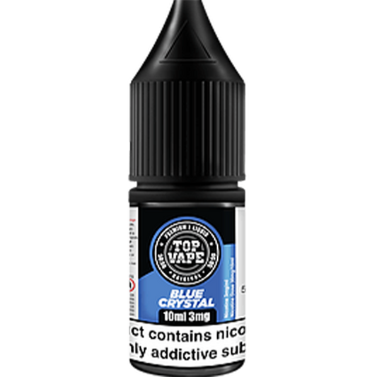 Top Vape 50:50: Blue Crystal E-Liquid 10ml-3mg