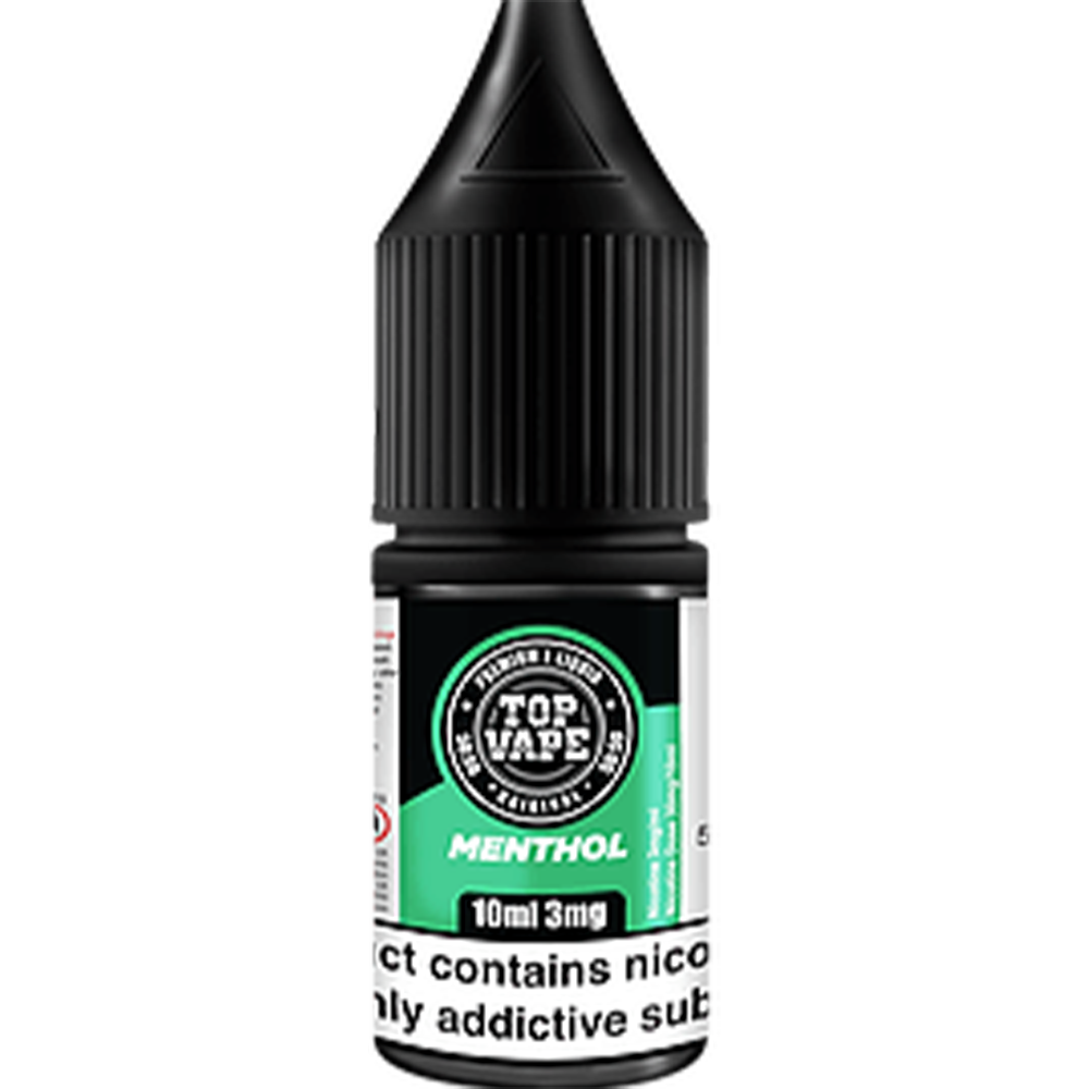 Top Vape 50:50: Menthol E-Liquid 10ml-3mg