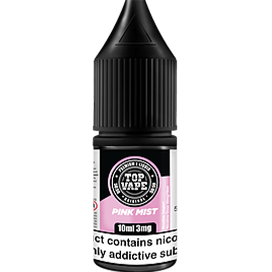 Top Vape 50:50: Pink Mist E-Liquid 10ml-3mg