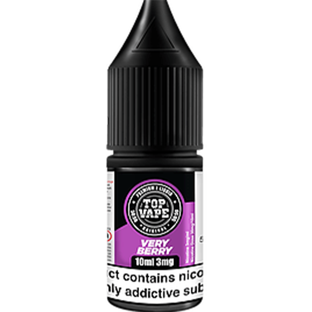 Top Vape 50:50: Very Berry E-Liquid 10ml-3mg