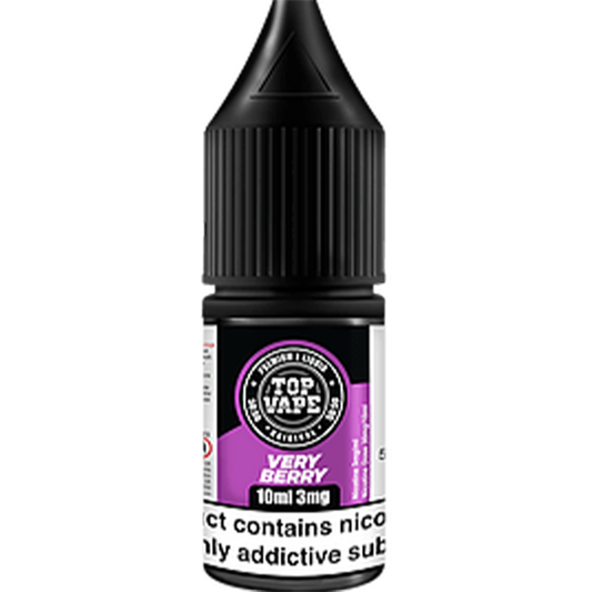 Top Vape 50:50: Very Berry E-Liquid 10ml-3mg