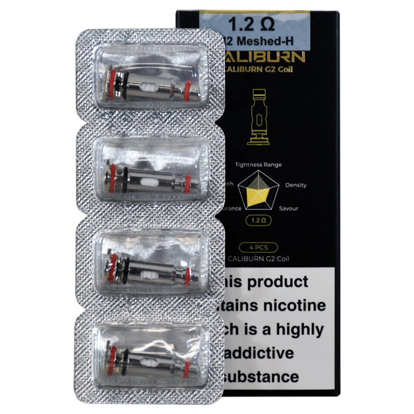 Uwell Caliburn G Replacement Coils (4pcs)-1.20hm (G2)