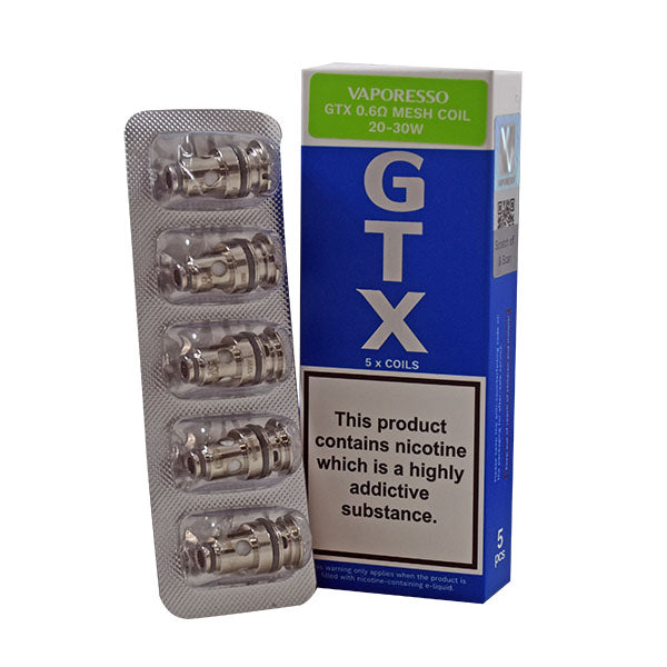 Vaporesso GTX Replacement Coils 5 Pack Vapor Shop Direct Vaporesso GTX Replacement Coils 5 Pack Vapor Shop Direct