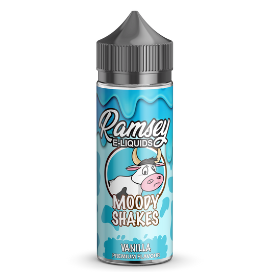 Ramsey E-Liquids Moody Shakes: Vanilla 0mg 100ml Shortfill E-Liquid