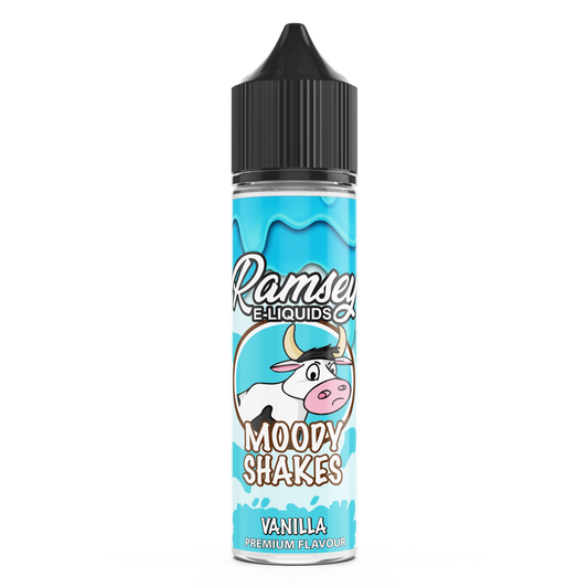Ramsey E-Liquids Moody Shakes: Vanilla 0mg 50ml Shortfill E-Liquid