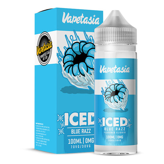 Vapetasia ICED Blue Razz 0mg 100ml Shortfill E-Liquid