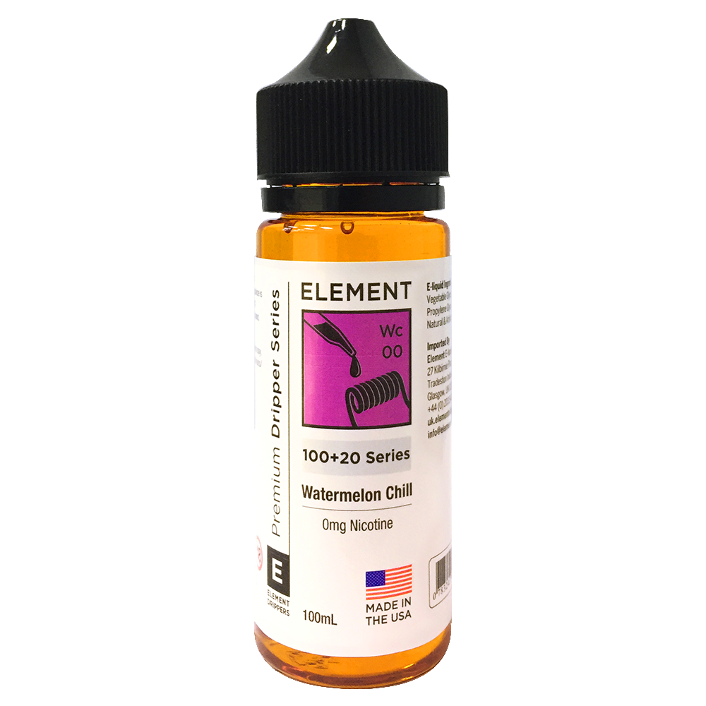 Watermelon Chill E-Liquid by Element 100ml Shortfill