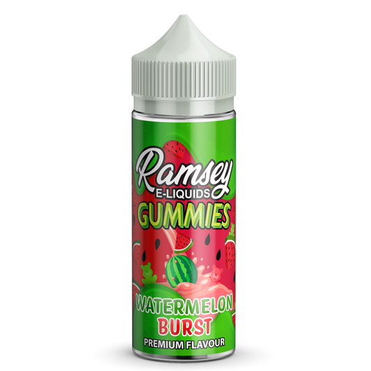 Watermelon Burst E-Liquid by Ramsey E-Liquids - Shortfills UK