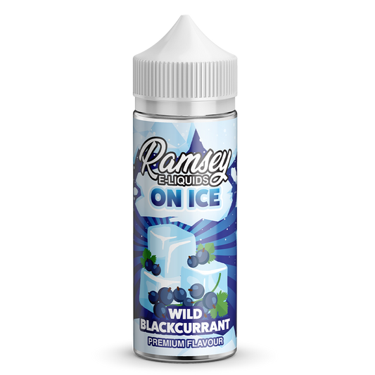 Ramsey E-Liquids On Ice Wild Blackcurrants 0mg 100ml Shortfill E-Liquid