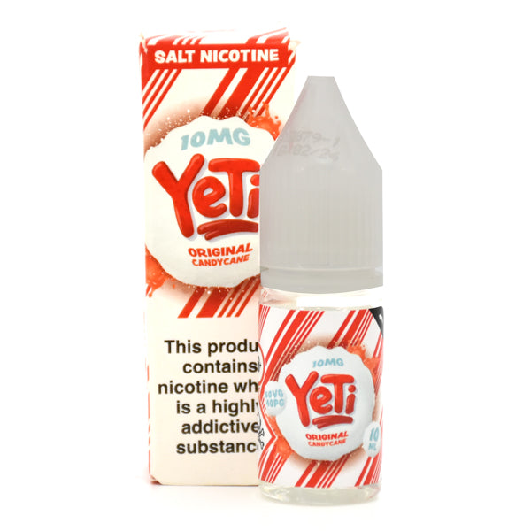 Yeti Original Candy Cane 10ml Nic Salt-10mg