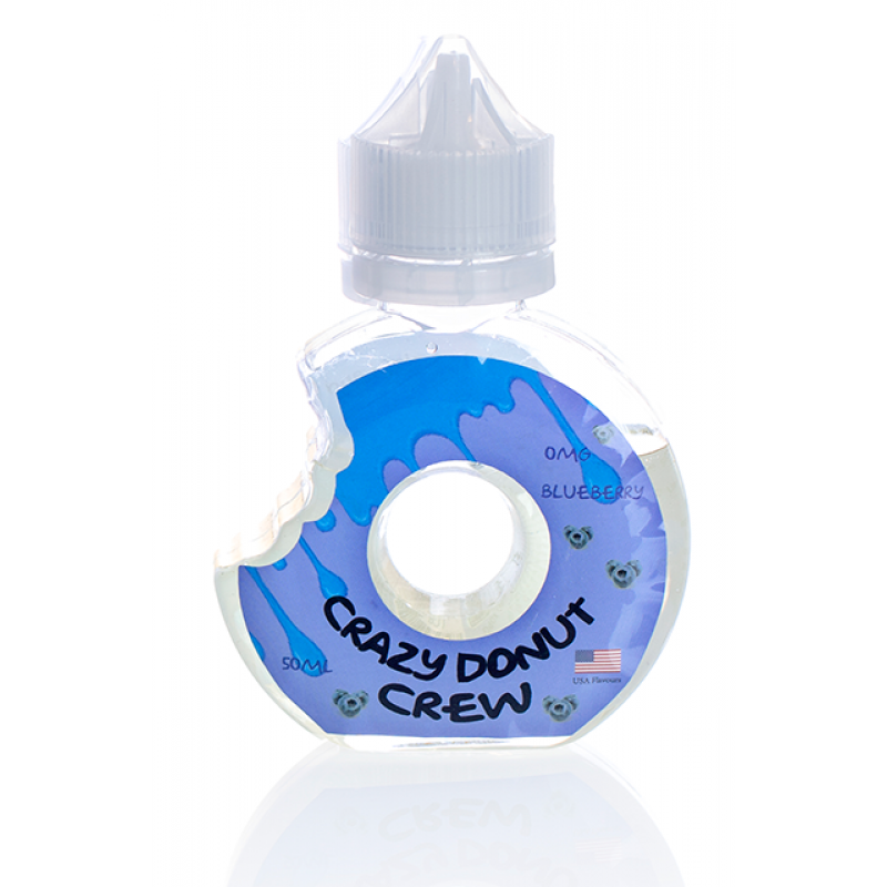 Crazy Donut Crew Blueberry 0mg 50ml Shortfill Out Of Date