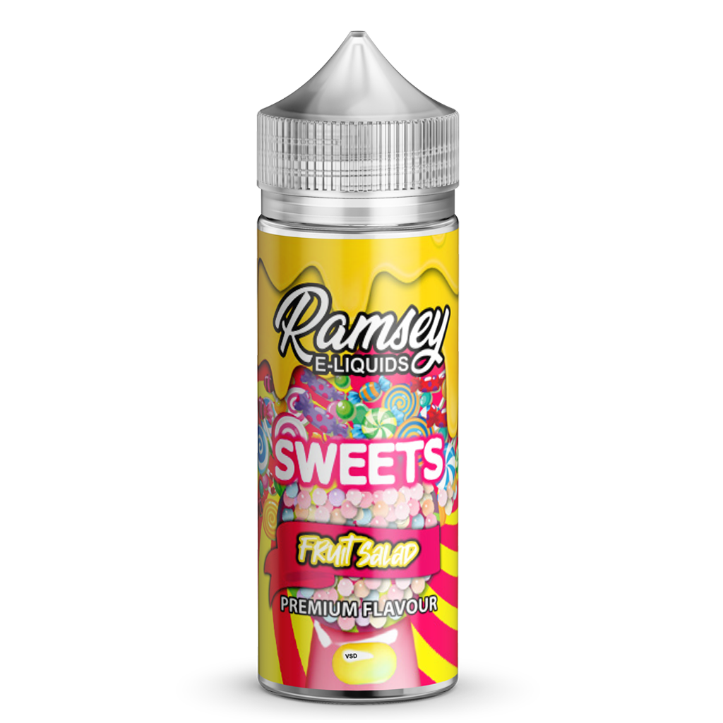 Ramsey E-Liquids Sweets Fruit Salad 0mg 100ml Shortfill E-Liquid