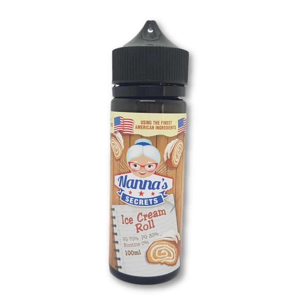 Ice Cream Roll E-liquid by Nanna's Secret Shortfill
