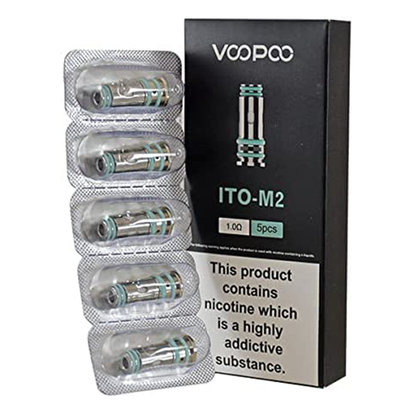 Voopoo ITO Replacement Coils / 5 Pack-ITO-M3 1.2ohm (8-12w)