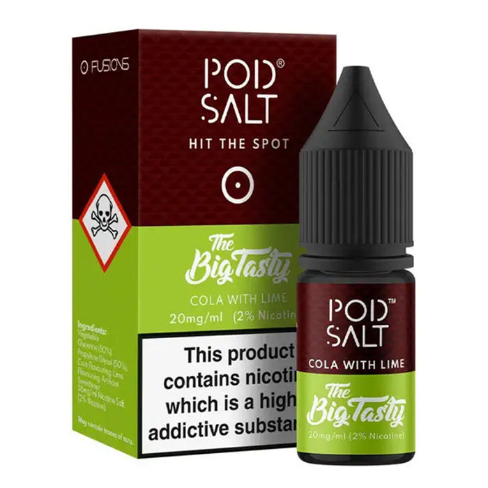 Pod Salt Cola Lime 10ml Nic Salt