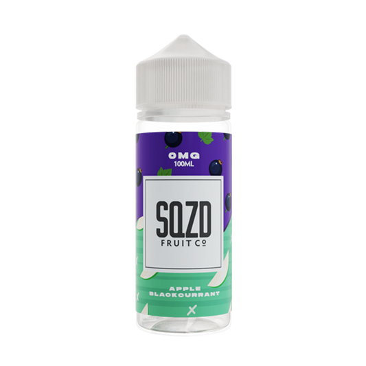 SQZD Apple Blackcurrant 0mg 100ml Shortfill E-Liquid