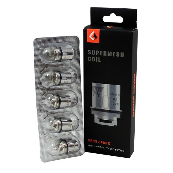 Geekvape Supermesh Replacement Coils 5 Pack-X1 0.2ohm
