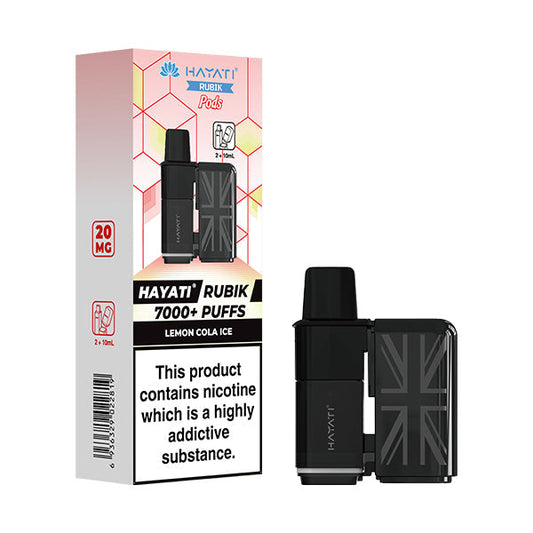Hayati Rubik 7000+ Puff Prefilled Pods