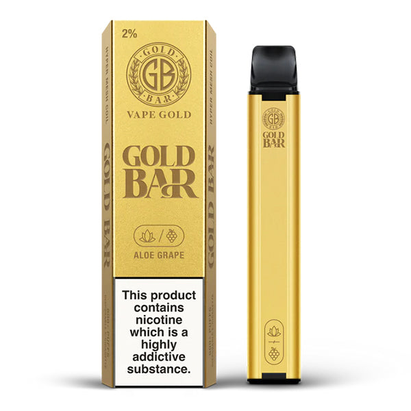 Gold Bar 600 Disposable Vape - Aloe Grape