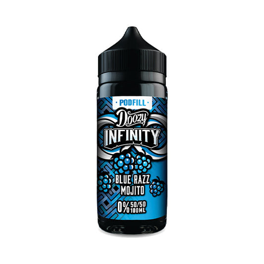 Blue Razz Mojito E-Liquid by Doozy Vape - Shortfills UK