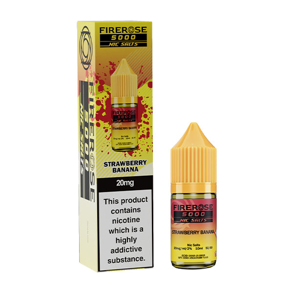 Elux Firerose 5000 Strawberry Banana 10ml Nic Salt