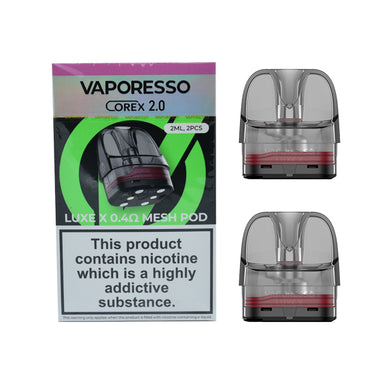 Vaporesso Luxe X Corex 2.0 Replacement Pods Vapor Shop Direct Vaporesso Luxe X Corex 2.0 Replacement Pods Vapor Shop Direct