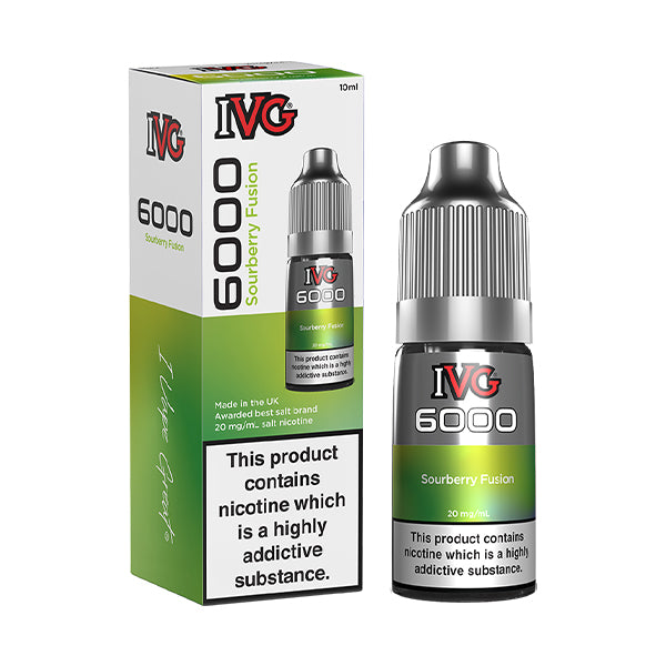 Sourberry Fusion IVG 6000 Nic Salt E-Liquid