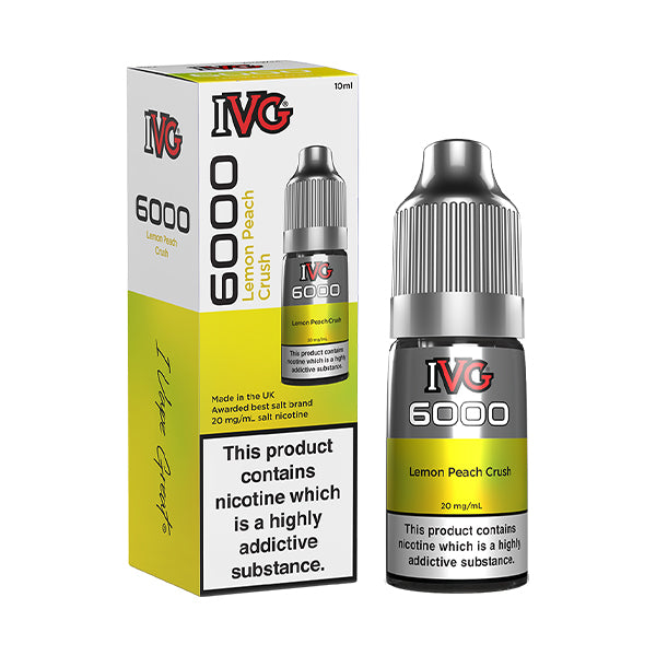 Lemon Peach Crush  IVG 6000 Nic Salt E-Liquid