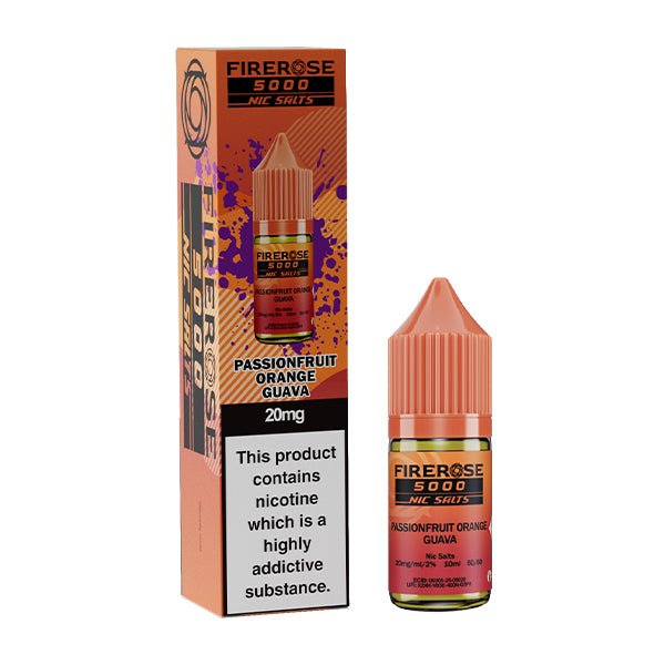 Elux Firerose 5000 Passionfruit Orange Guava 10ml Nic Salt
