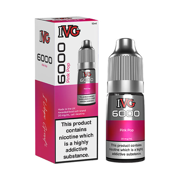 Pink Pop IVG 6000 Nic Salt E-Liquid