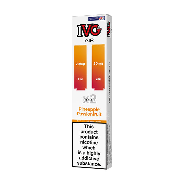IVG Air Pods 2ml/2packs Pineapple Passionfruit