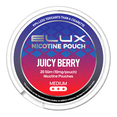 Juicy Berry Elux Nicotine Pouches – Vapor Shop Direct