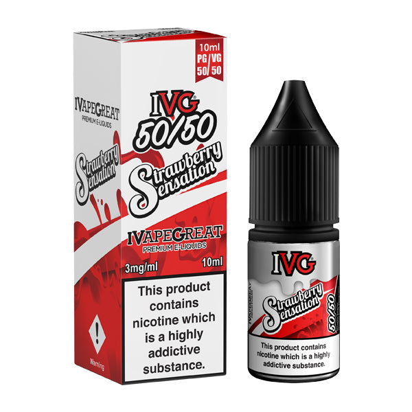 Strawberry Sensation IVG 50/50 E-Liquid