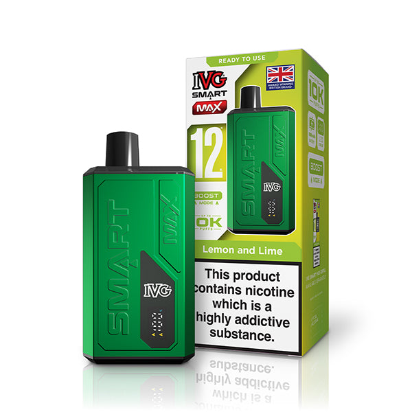 IVG Smart Max 10K Prefilled Vape Kit - Lemon Lime