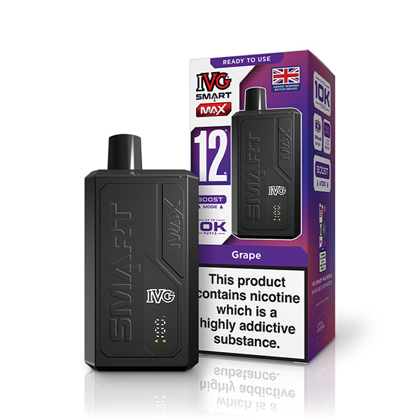IVG Smart Max 10K Prefilled Vape Kit - Grape