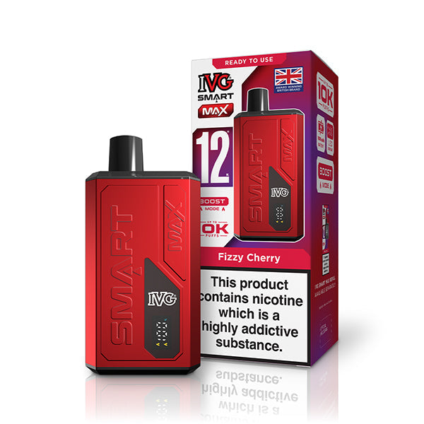 IVG Smart Max 10K Prefilled Vape Kit - Fizzy Cherry