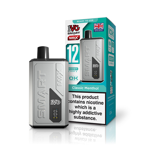 IVG Smart Max 10K Prefilled Vape Kit - Classic Menthol
