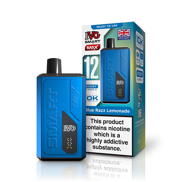 IVG Smart Max 10K Prefilled Vape Kit - Blue Razz Lemonade